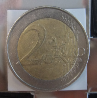 2 € coin, visible picture